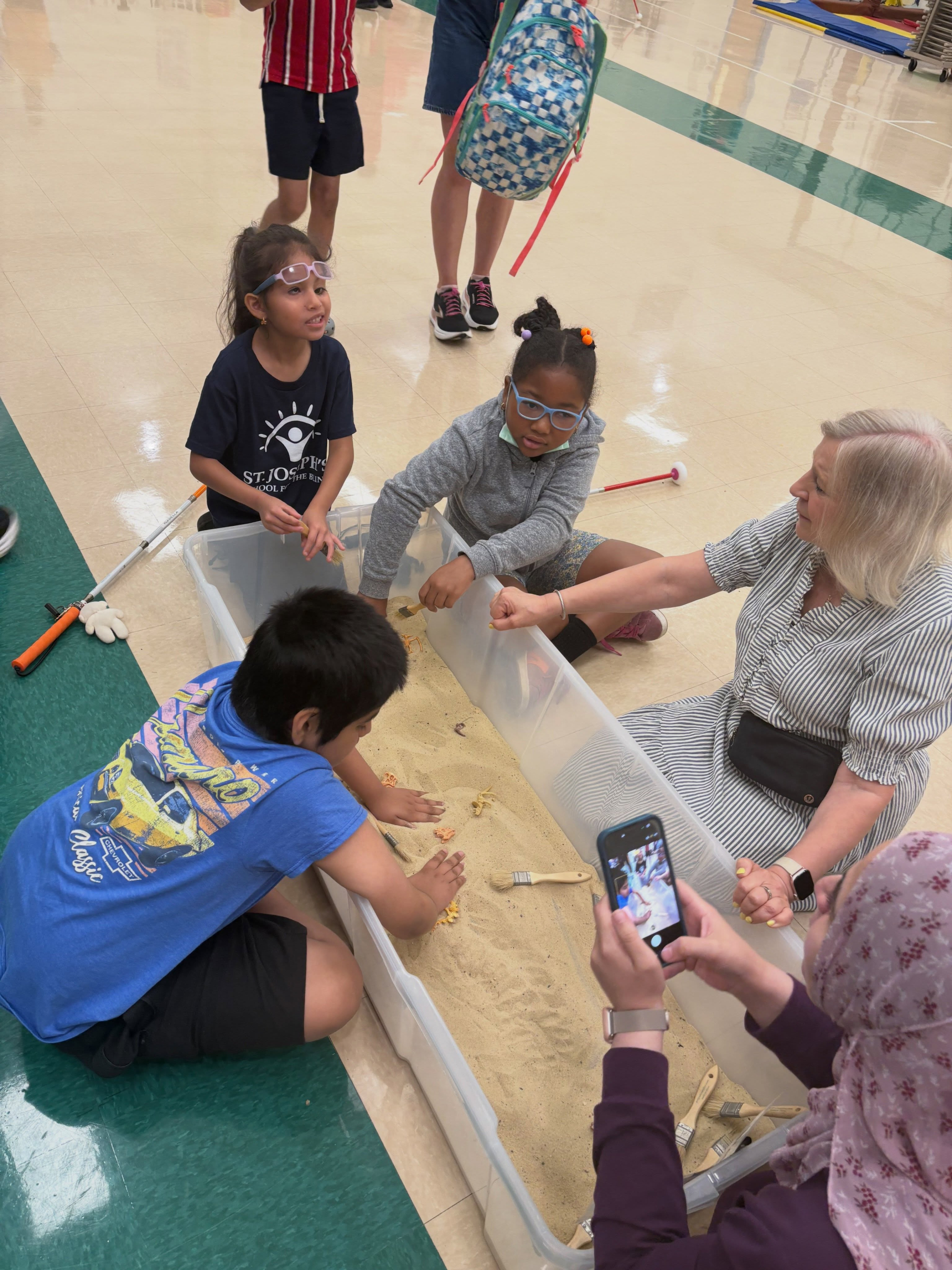 Our Animal Week included dinosaurs, trips to Turtle Back Zoo, classroom activities, and a petting zoo right here on campus.