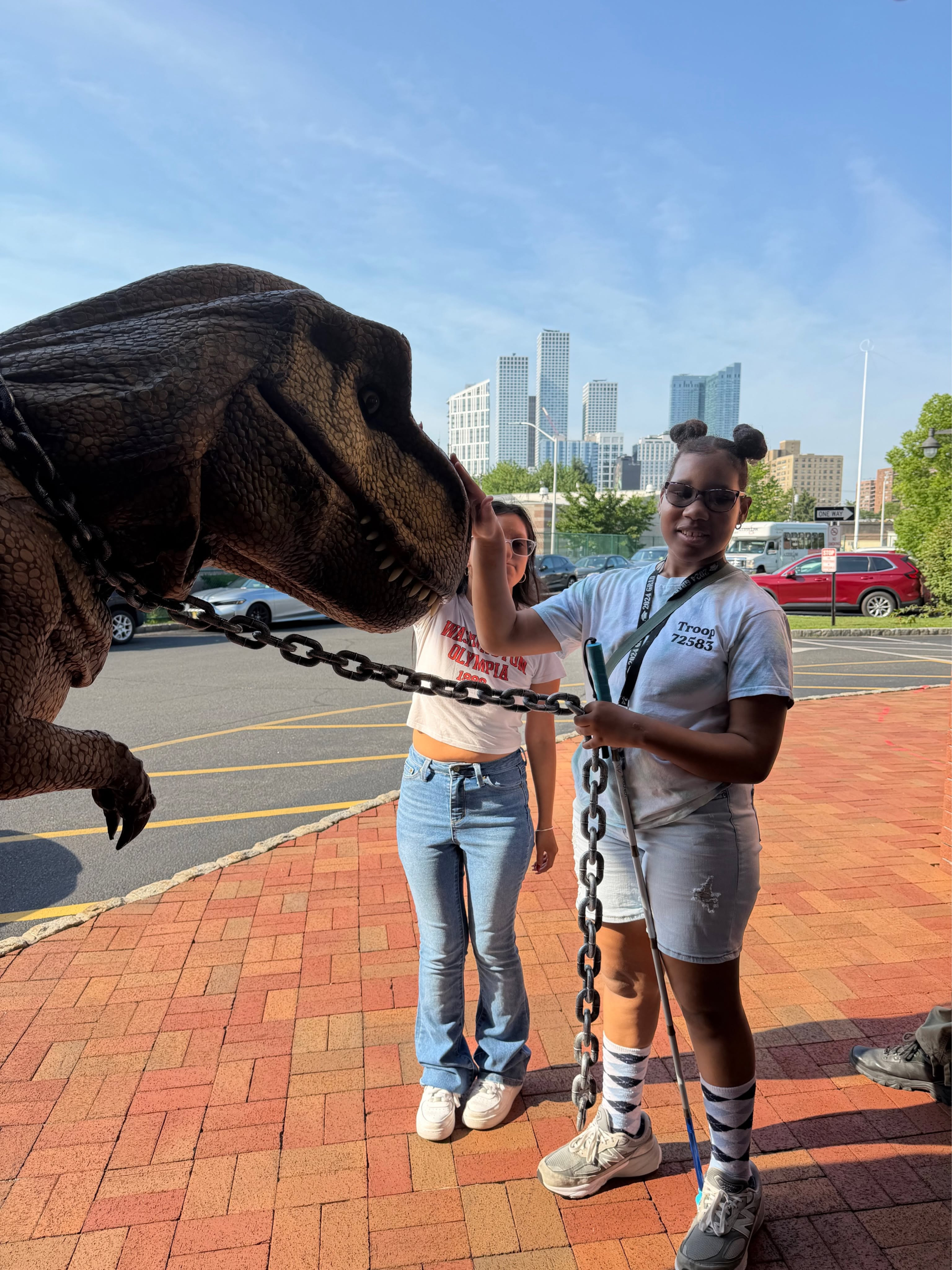 Our Animal Week included dinosaurs, trips to Turtle Back Zoo, classroom activities, and a petting zoo right here on campus.