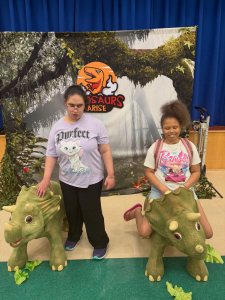 Our Animal Week included dinosaurs, trips to Turtle Back Zoo, classroom activities, and a petting zoo right here on campus.