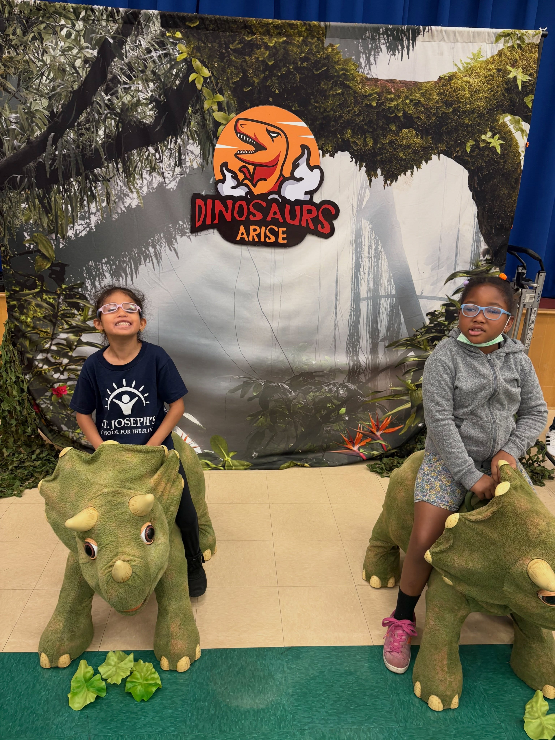 Our Animal Week included dinosaurs, trips to Turtle Back Zoo, classroom activities, and a petting zoo right here on campus.