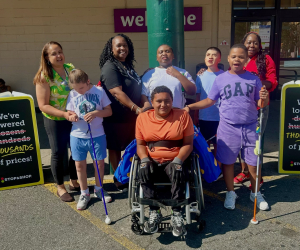 During our “Community Exploration” week, students and adult clients had opportunities to learn more about the people, places, and services that help keep our community moving, safe, and connected. Ms. Barbara’s class took a walk to Stop & Shop, while Ms. Lauren’s class visited Renato’s Pizza Masters and Angel’s Recipe Ice Cream & Crepes for some hands-on exploration out in the community.