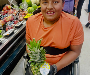 During our “Community Exploration” week, students and adult clients had opportunities to learn more about the people, places, and services that help keep our community moving, safe, and connected. Ms. Barbara’s class took a walk to Stop & Shop, while Ms. Lauren’s class visited Renato’s Pizza Masters and Angel’s Recipe Ice Cream & Crepes for some hands-on exploration out in the community.