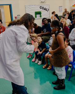 Our students—and even some teachers—unleashed their inner mad scientists with hands-on experiments, sensory-rich activities, a visit from Mad Science, and field trips to Liberty Science Center!