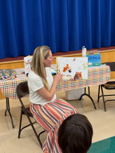 Author Alison Kanani and her friend Paula brought an Australian theme storytelling experience using puppets and interactive storytelling.
