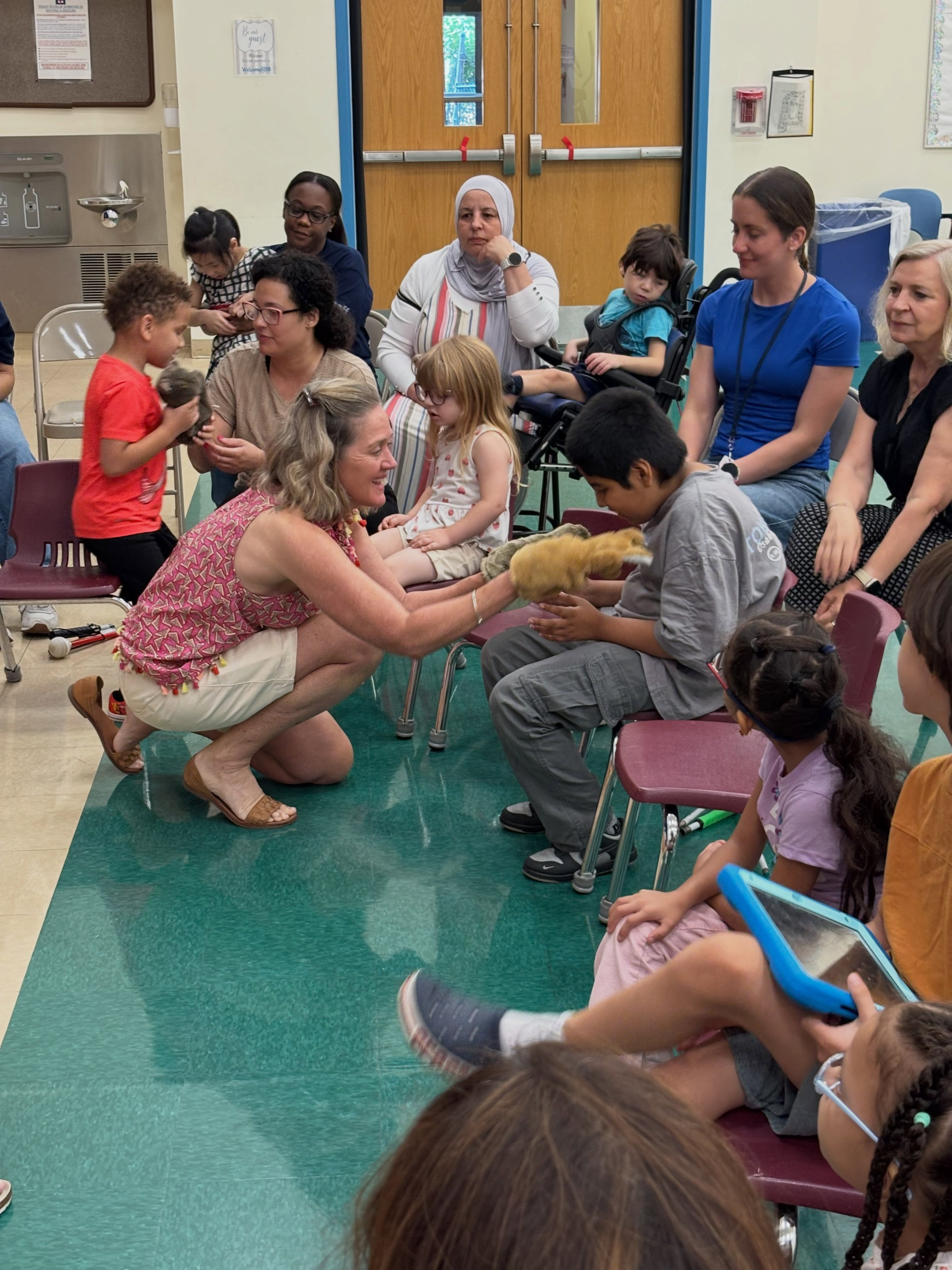 Author Alison Kanani and her friend Paula brought an Australian theme storytelling experience using puppets and interactive storytelling.