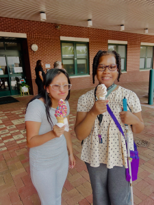 Our “Carnival Week” is in full swing and included one of our favorite traditions: a visit from the Mr. Softee Ice Cream Truck!! 🍦 Students and staff enjoyed the cool treat on a hot summer day