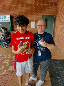 Our “Carnival Week” is in full swing and included one of our favorite traditions: a visit from the Mr. Softee Ice Cream Truck!! 🍦
Students and staff enjoyed the cool treat on a hot summer day