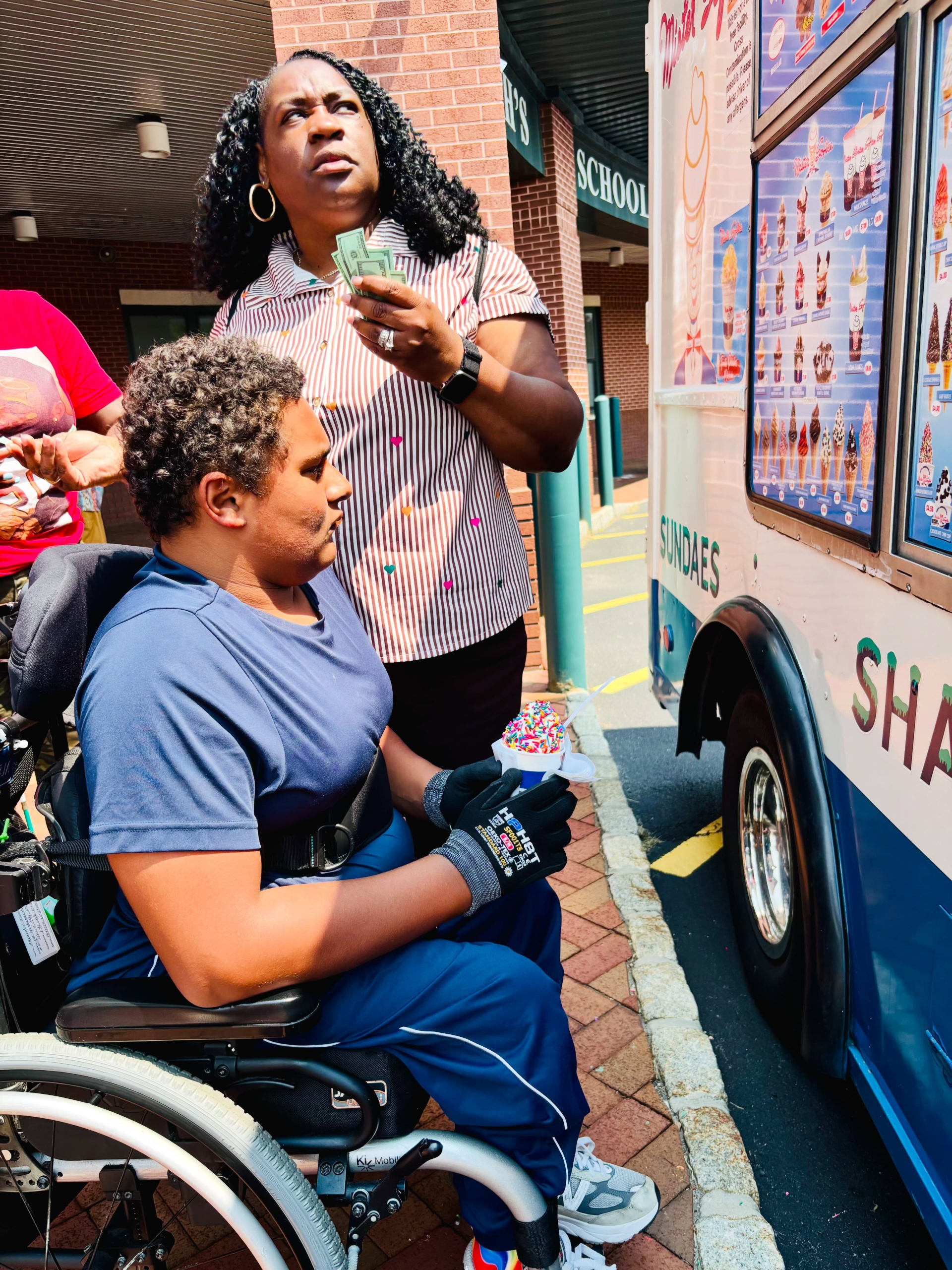 Our “Carnival Week” is in full swing and included one of our favorite traditions: a visit from the Mr. Softee Ice Cream Truck!! 🍦 Students and staff enjoyed the cool treat on a hot summer day