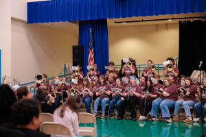 High school choirs and bands from Minnesota visited St. Joseph’s.